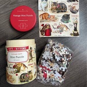 Cats & Kittens Mini Puzzle Set by calavinni  and co.